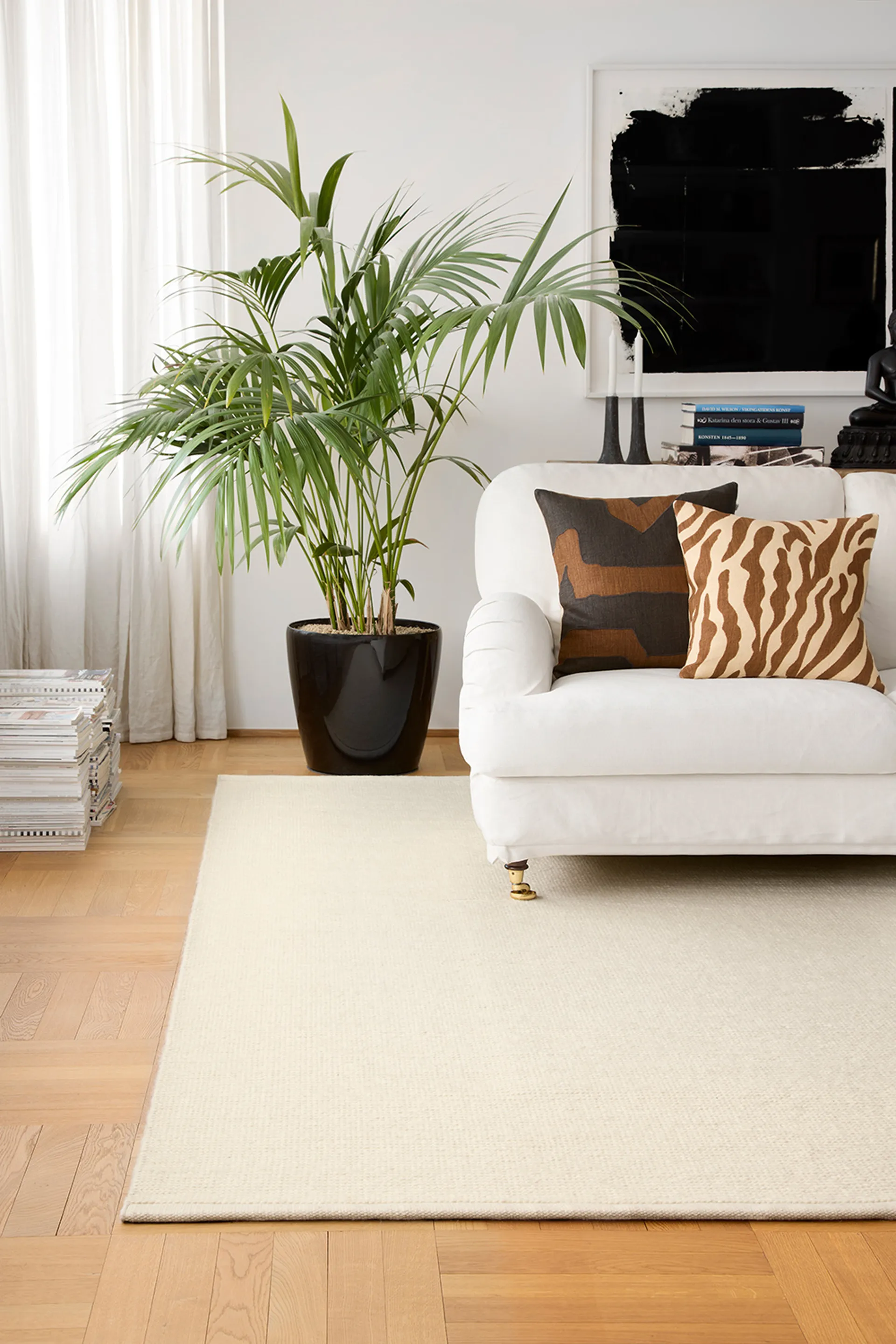 Kashmir 울 카페트, Off White. 170x240 cm Chhatwal & Jonsson | 샤트왈앤존슨