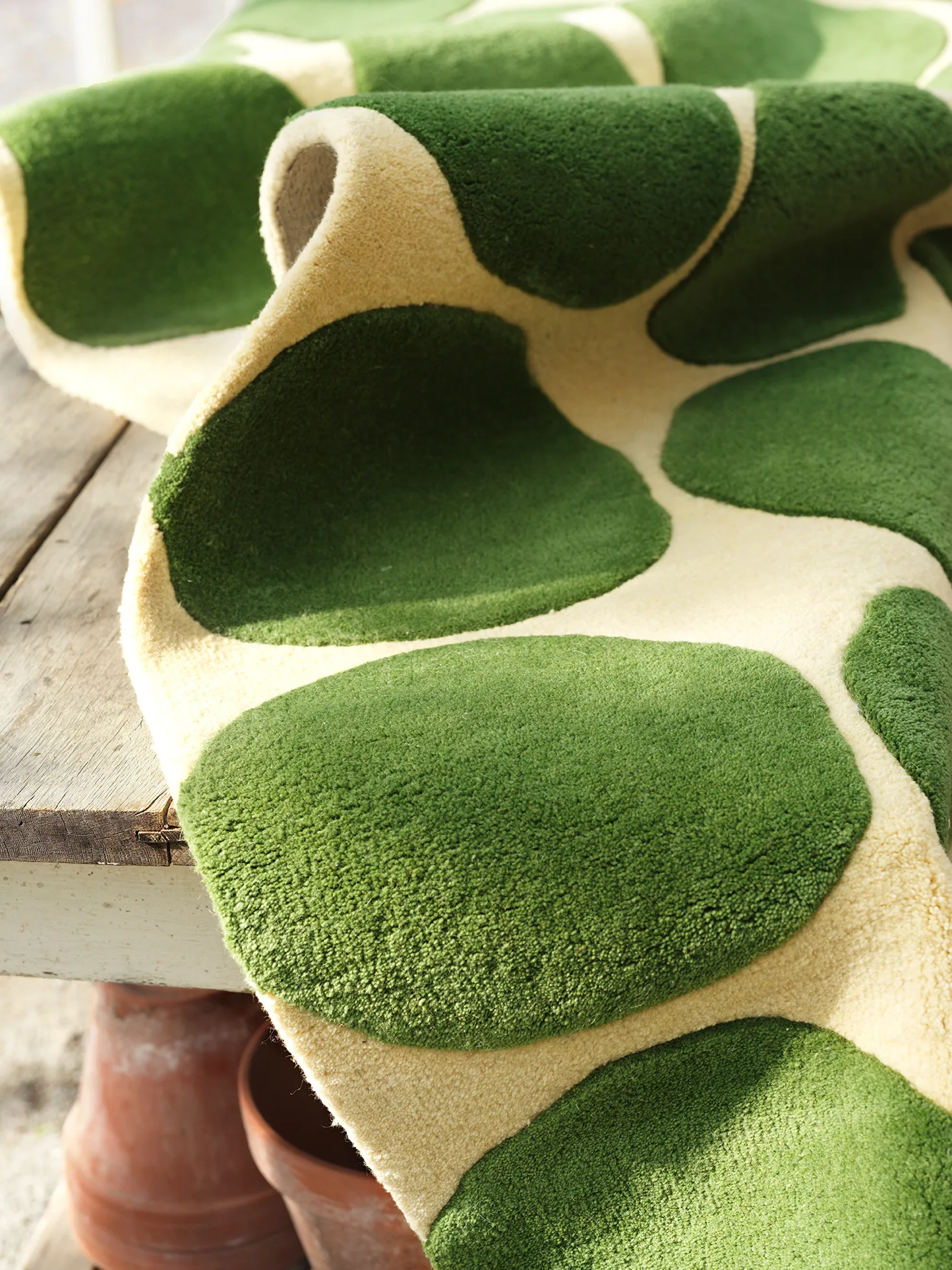 닷츠 러그, Khaki-cactus green 180x270 cm Chhatwal & Jonsson | 샤트왈앤존슨