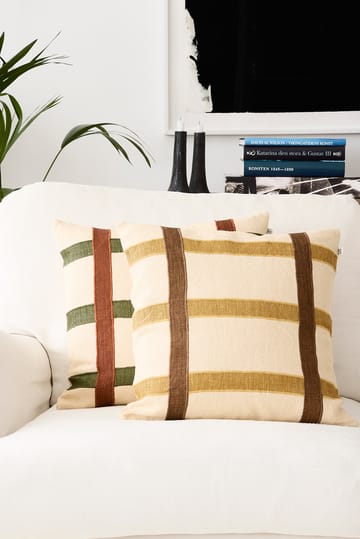 Kiran 베개커버 50x50 cm - Spicy Yellow-Taupe - Chhatwal & Jonsson | 샤트왈앤존슨