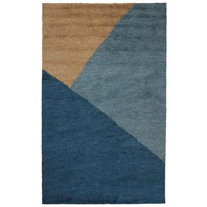 Mala 울 카펫 230x320 cm - mocca-blue melange-dark blue - Chhatwal & Jonsson | 샤트왈앤존슨