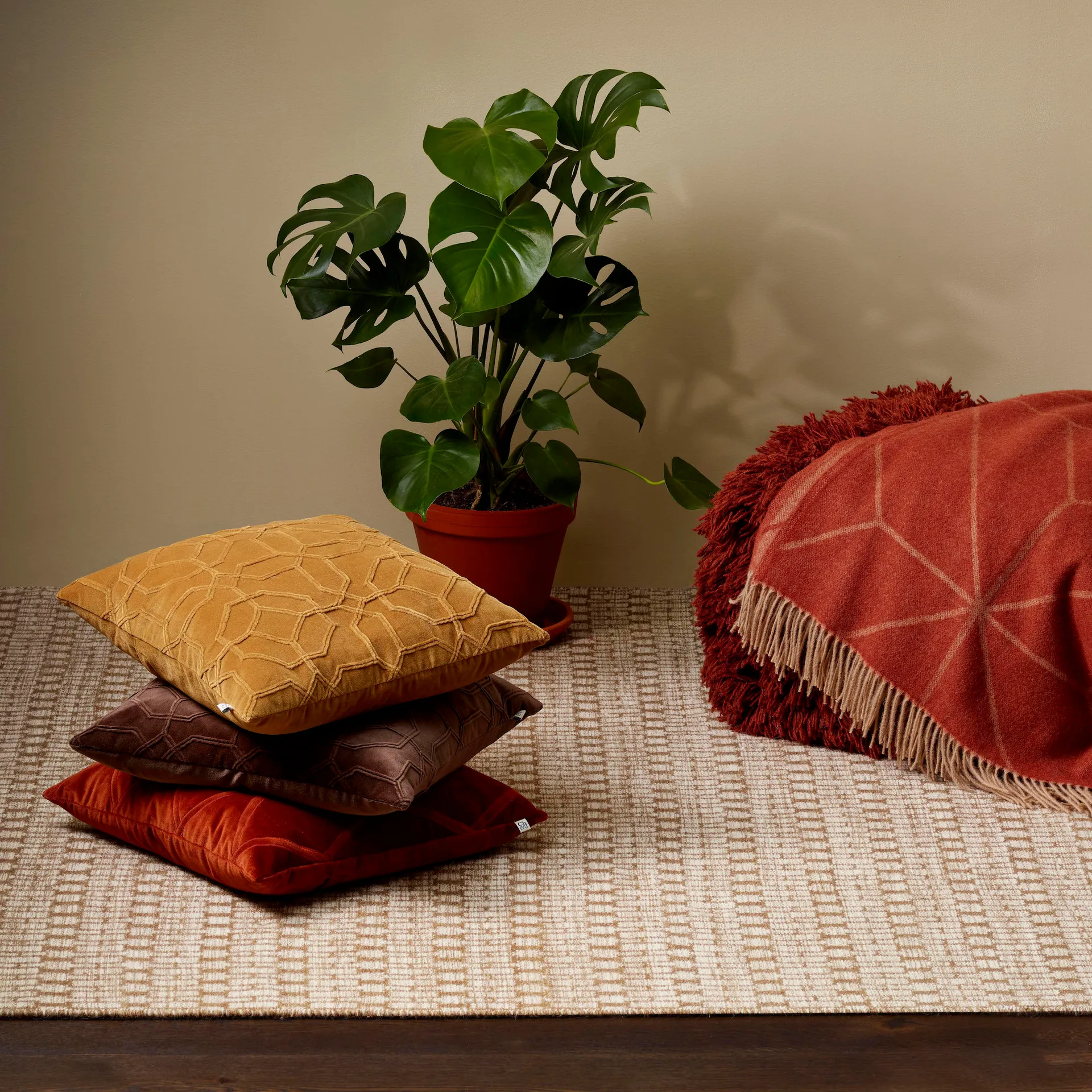 Nandi 쿠션 커버 50x50 cm, masala yellow Chhatwal & Jonsson | 샤트왈앤존슨