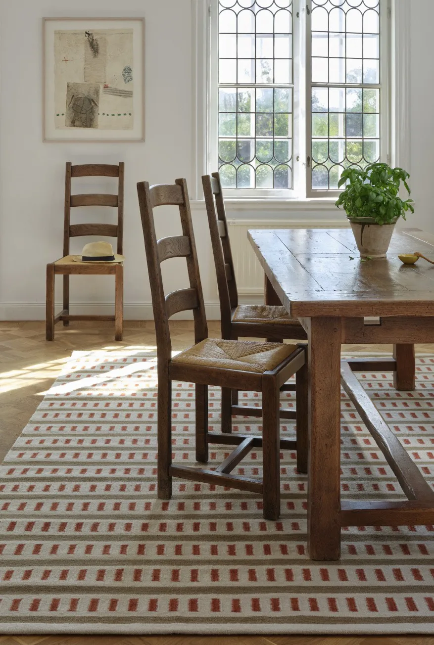 라다크 울 러그, Off white-beige-rust, 180x270 cm Chhatwal & Jonsson | 샤트왈앤존슨