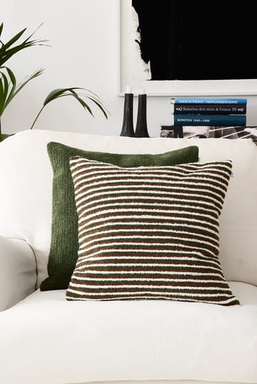 Raipur 베개커버 50x50 cm - Cognac-Cactus Green-Off White - Chhatwal & Jonsson | 샤트왈앤존슨