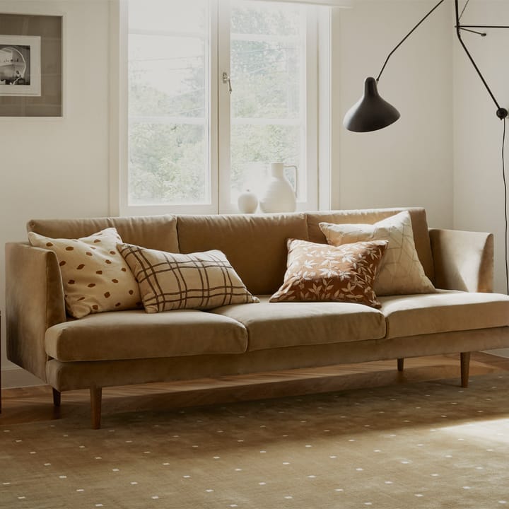 Tattersall 쿠션, Sea blue/cognac, 60x40 cm Chhatwal & Jonsson | 샤트왈앤존슨