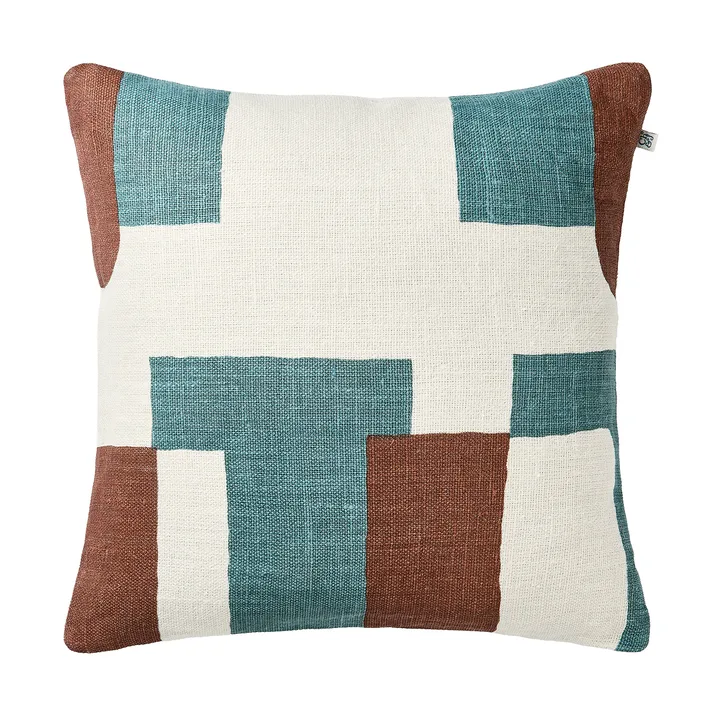 제이 쿠션 커버 - Terracotta-heaven blue, 50x50 cm - Chhatwal & Jonsson | 샤트왈앤존슨