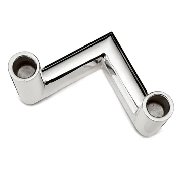 파이프 캔들 스틱 11 cm - Nickel-plated brass - Classic Collection | 클래식 콜렉션