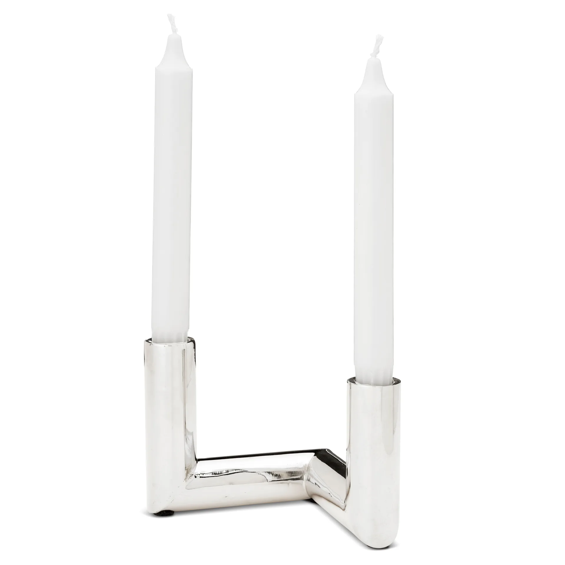 파이프 캔들 스틱 11 cm, Nickel-plated brass Classic Collection | 클래식 콜렉션
