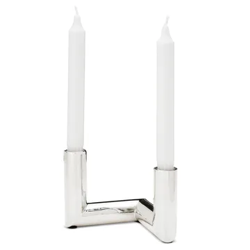 파이프 캔들 스틱 11 cm - Nickel-plated brass - Classic Collection | 클래식 콜렉션