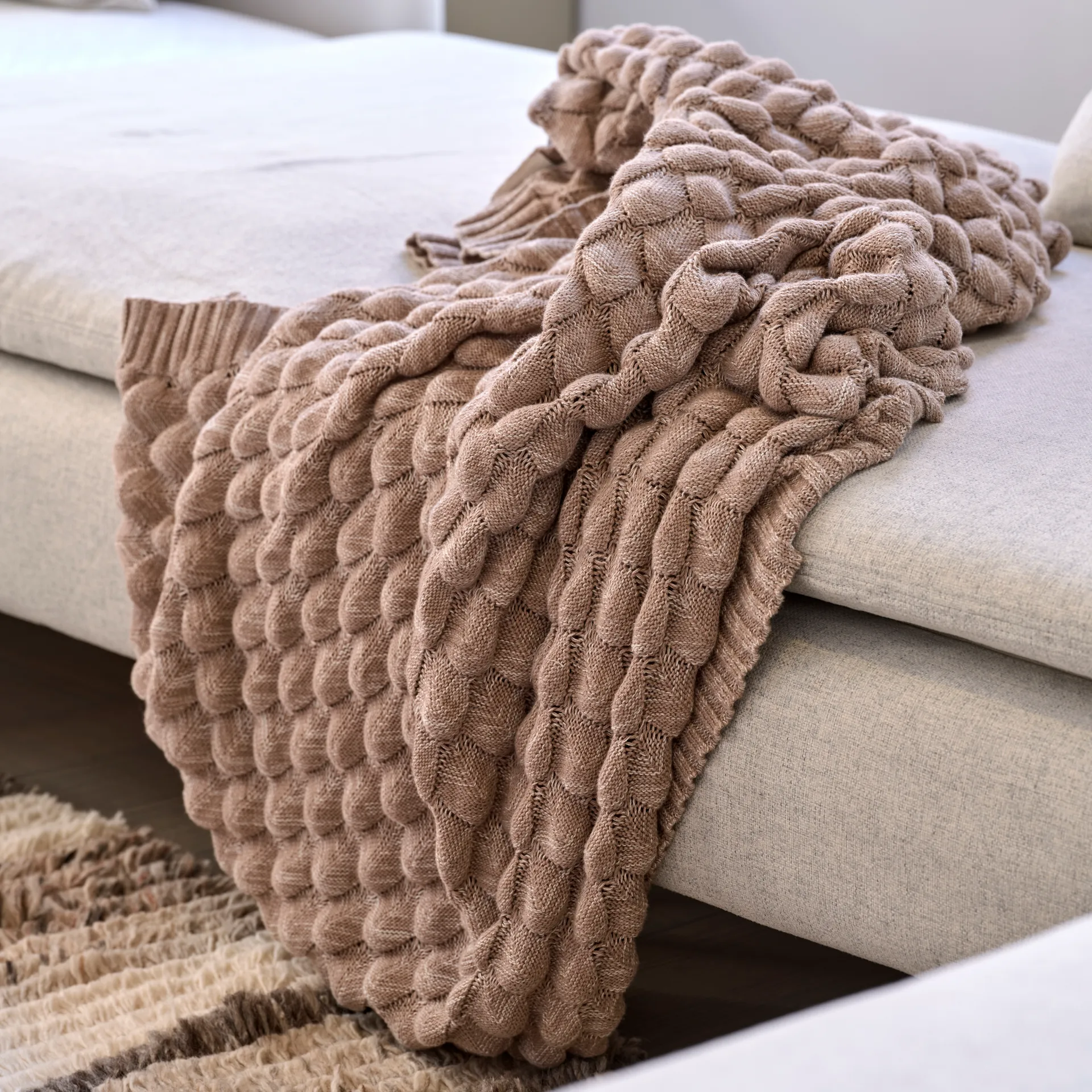 겜스 스로우 130x170 cm, Simply taupe Classic Collection | 클래식 콜렉션