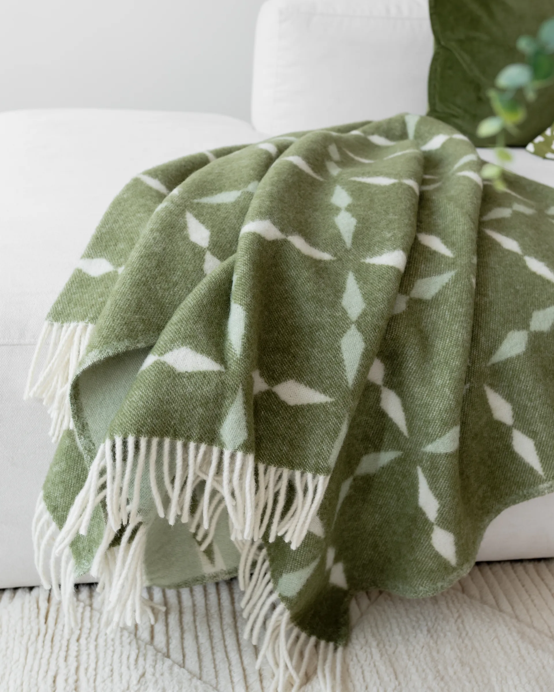 타일 스로우 130x180 cm, Green Classic Collection | 클래식 콜렉션