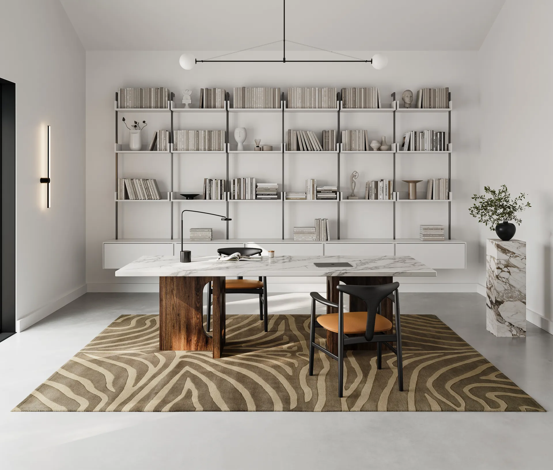 제브라 러그 200x300 cm, Brown Classic Collection | 클래식 콜렉션