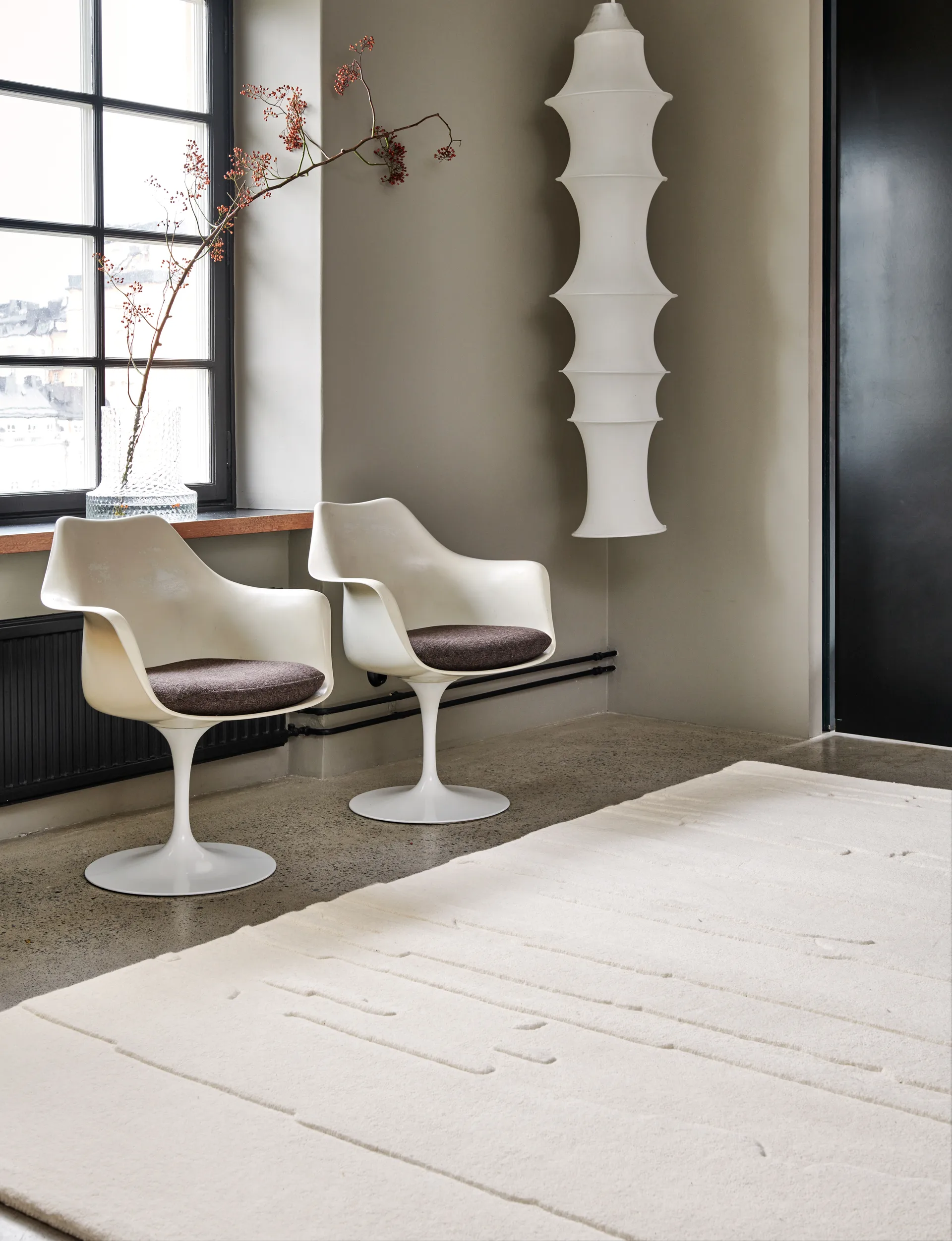 카브드 울 러그 200x300 cm, Ivory Classic Collection | 클래식 콜렉션