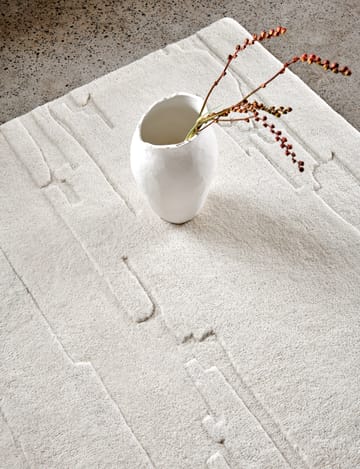 카브드 울 러그 200x300 cm - Ivory - Classic Collection | 클래식 콜렉션