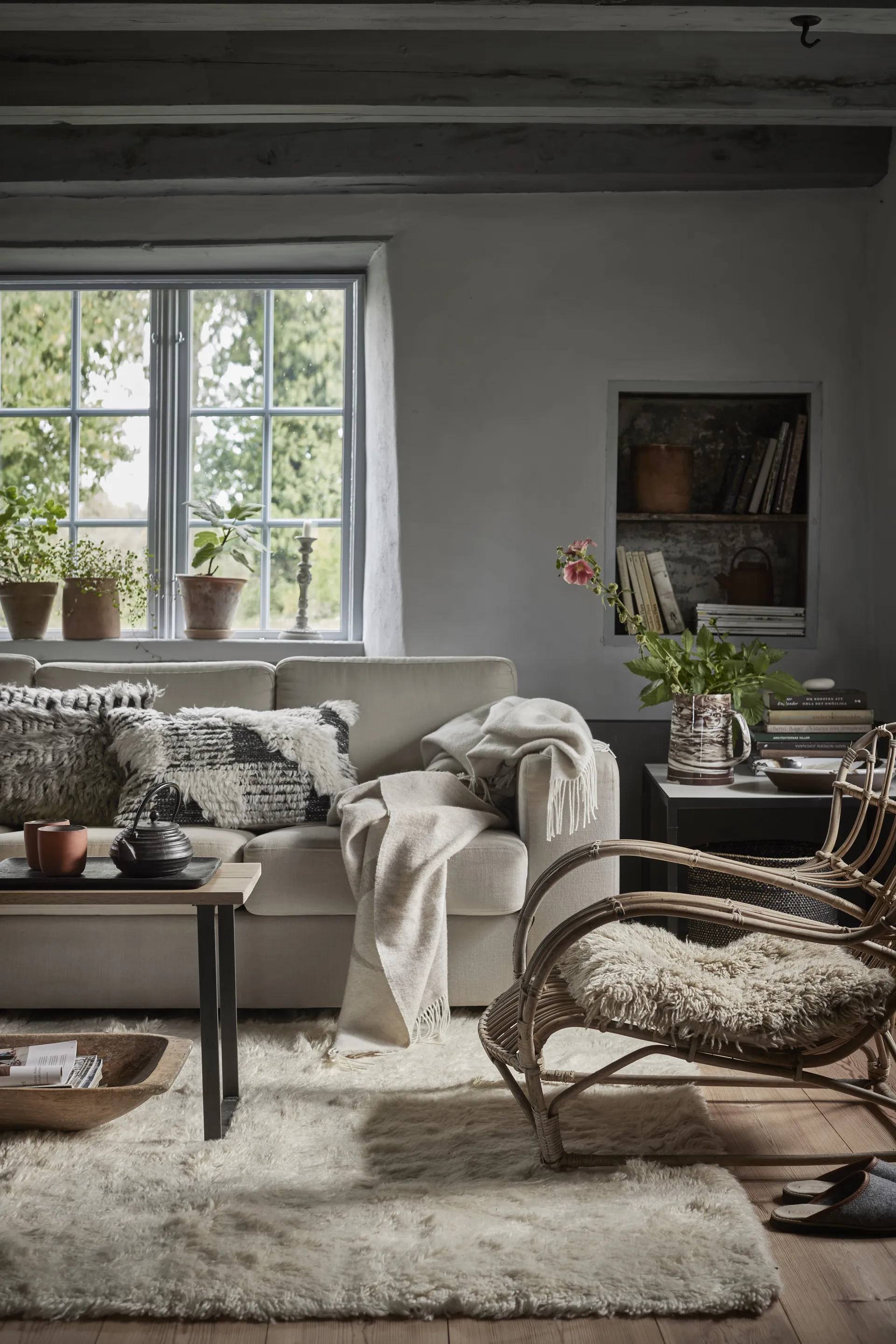 클라우디 울 러그 200x300 cm, NaturWhite Classic Collection | 클래식 콜렉션