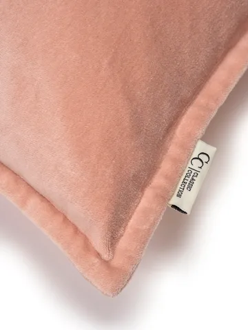 클래식 벨벳 쿠션 커버 50x50 cm - Coral - Classic Collection | 클래식 콜렉션