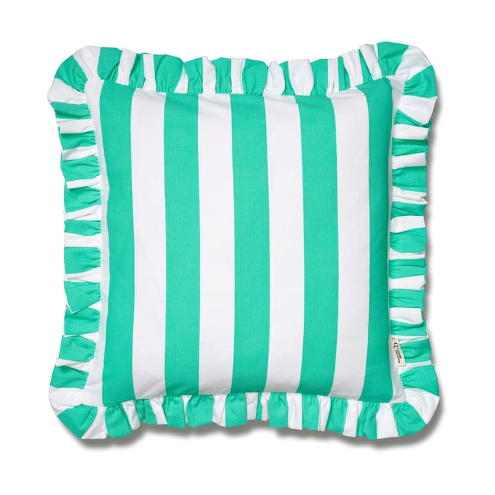 쿠션 커버 러플 스트라이프 50x50 cm - Sage - Classic Collection | 클래식 콜렉션