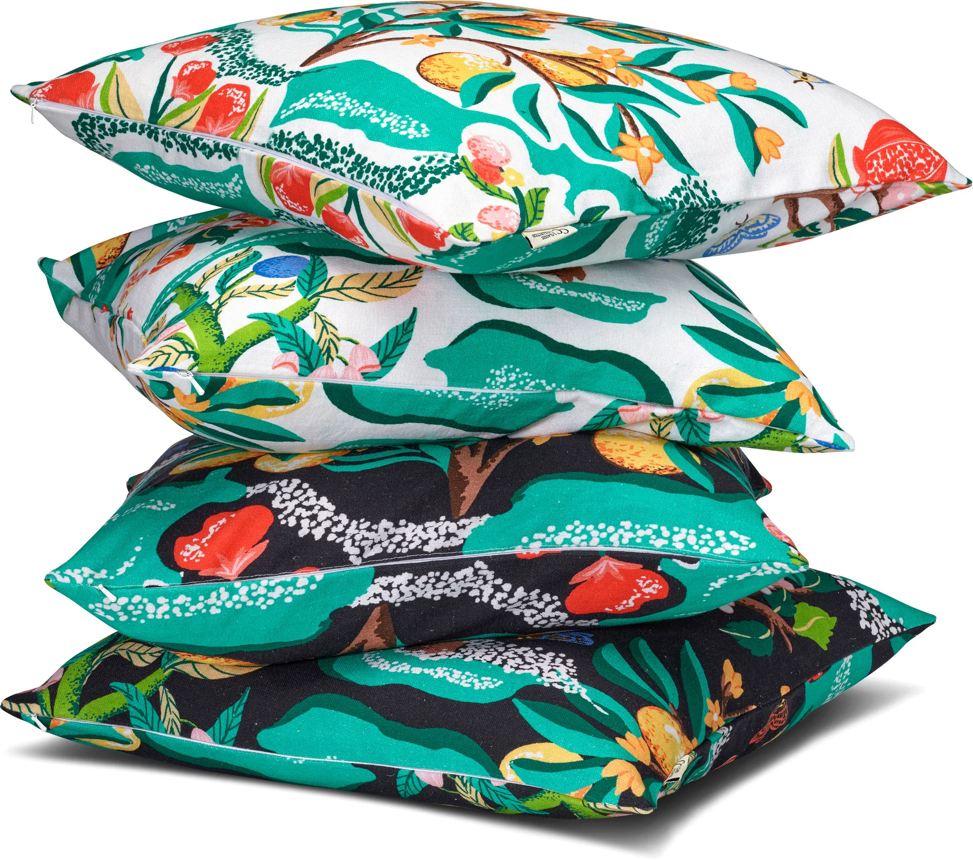 쿠션 커버 보태니컬 오렌지 50x50 cm, White Classic Collection | 클래식 콜렉션