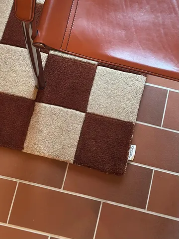 스퀘어 도어매트 60x90 cm - Brown-natural - Classic Collection | 클래식 콜렉션