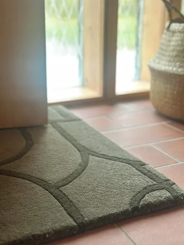 모던 앱스트랙트 도어매트 60x90 cm - Green - Classic Collection | 클래식 콜렉션