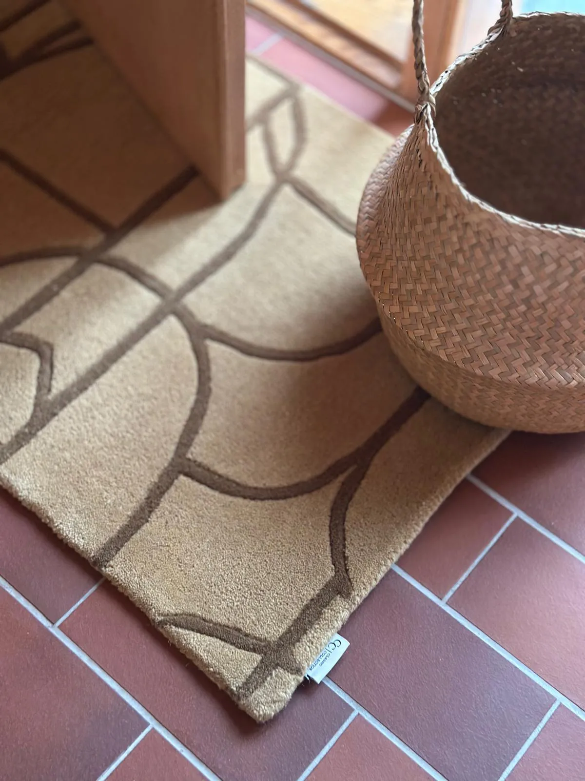 모던 앱스트랙트 도어매트 60x90 cm, Mustard Classic Collection | 클래식 콜렉션