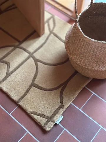 모던 앱스트랙트 도어매트 60x90 cm - Mustard - Classic Collection | 클래식 콜렉션