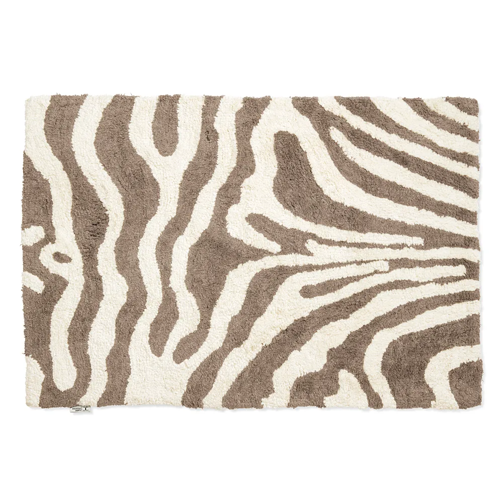 지브라 욕실 매트 60x90 cm, simply taupe-white Classic Collection | 클래식 콜렉션
