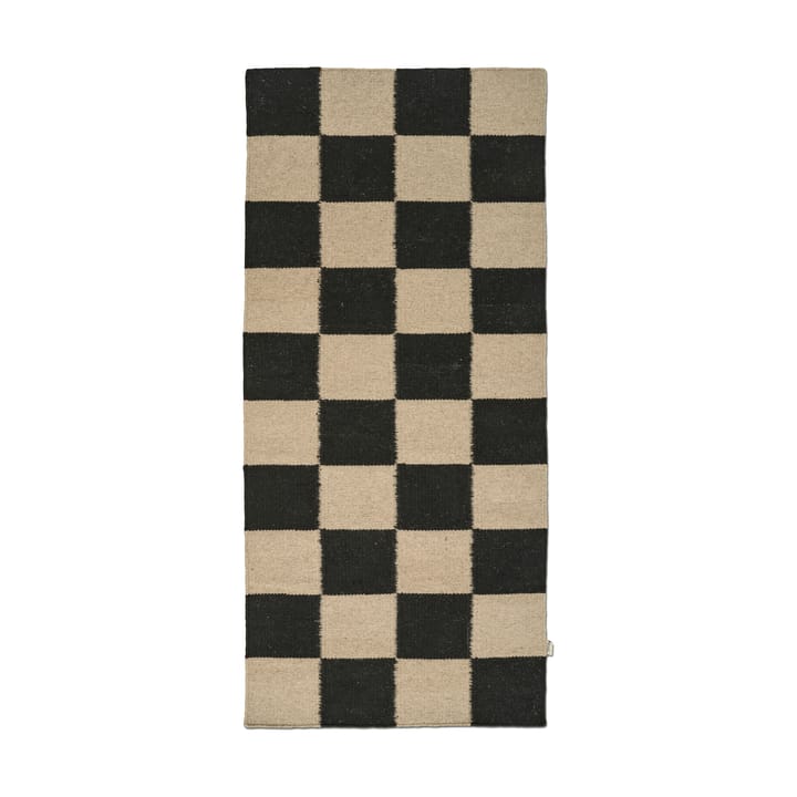 스퀘어 러너 러그 - Black-natural, 80x200 cm - Classic Collection | 클래식 콜렉션
