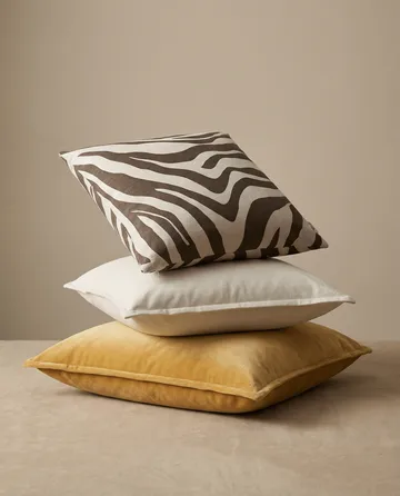 사바나 쿠션 커버 - Brown-off white, 50x50 cm - Classic Collection | 클래식 콜렉션