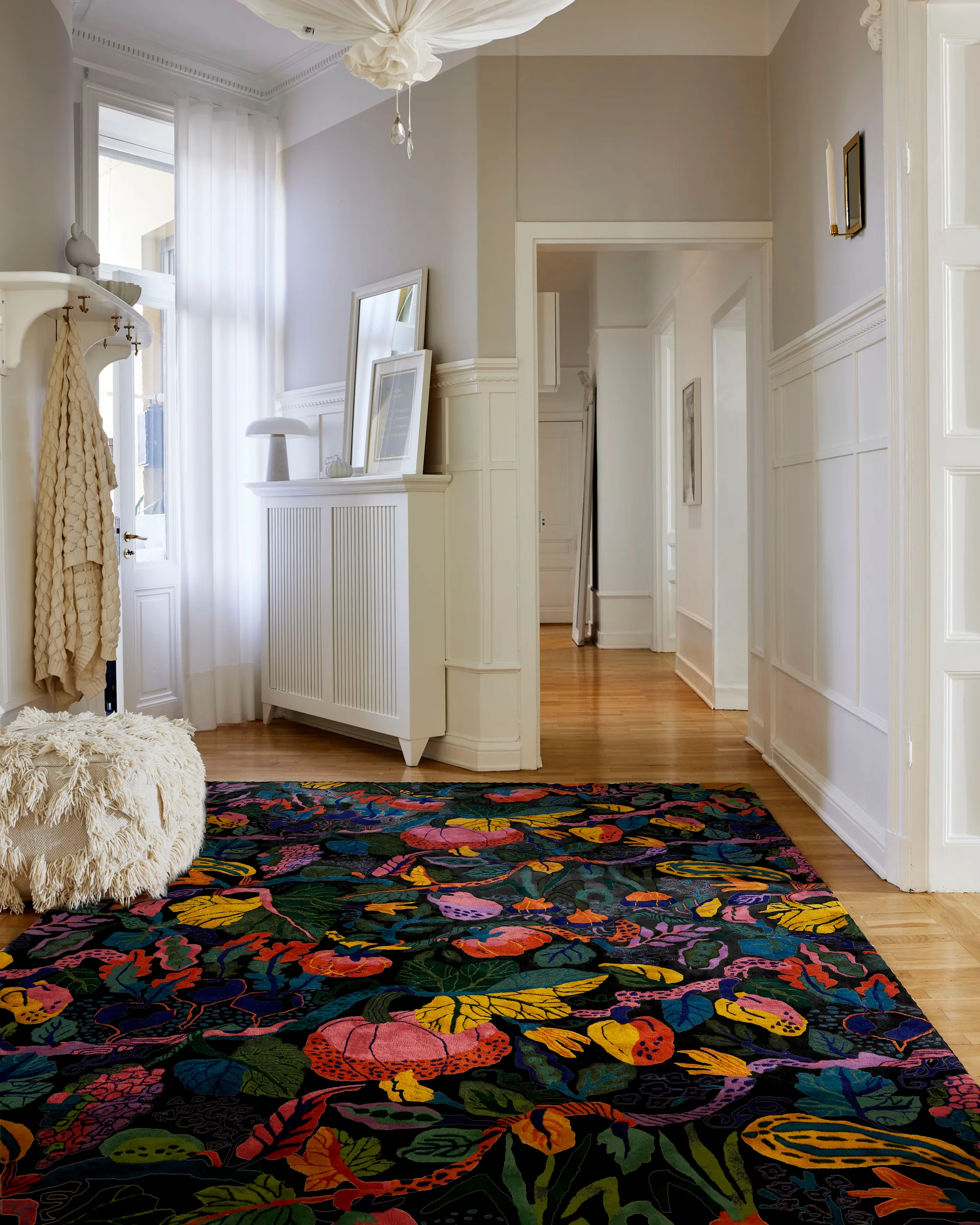 헤리티지 가든 러그, Charcoal-multi, 170x230 cm Classic Collection | 클래식 콜렉션