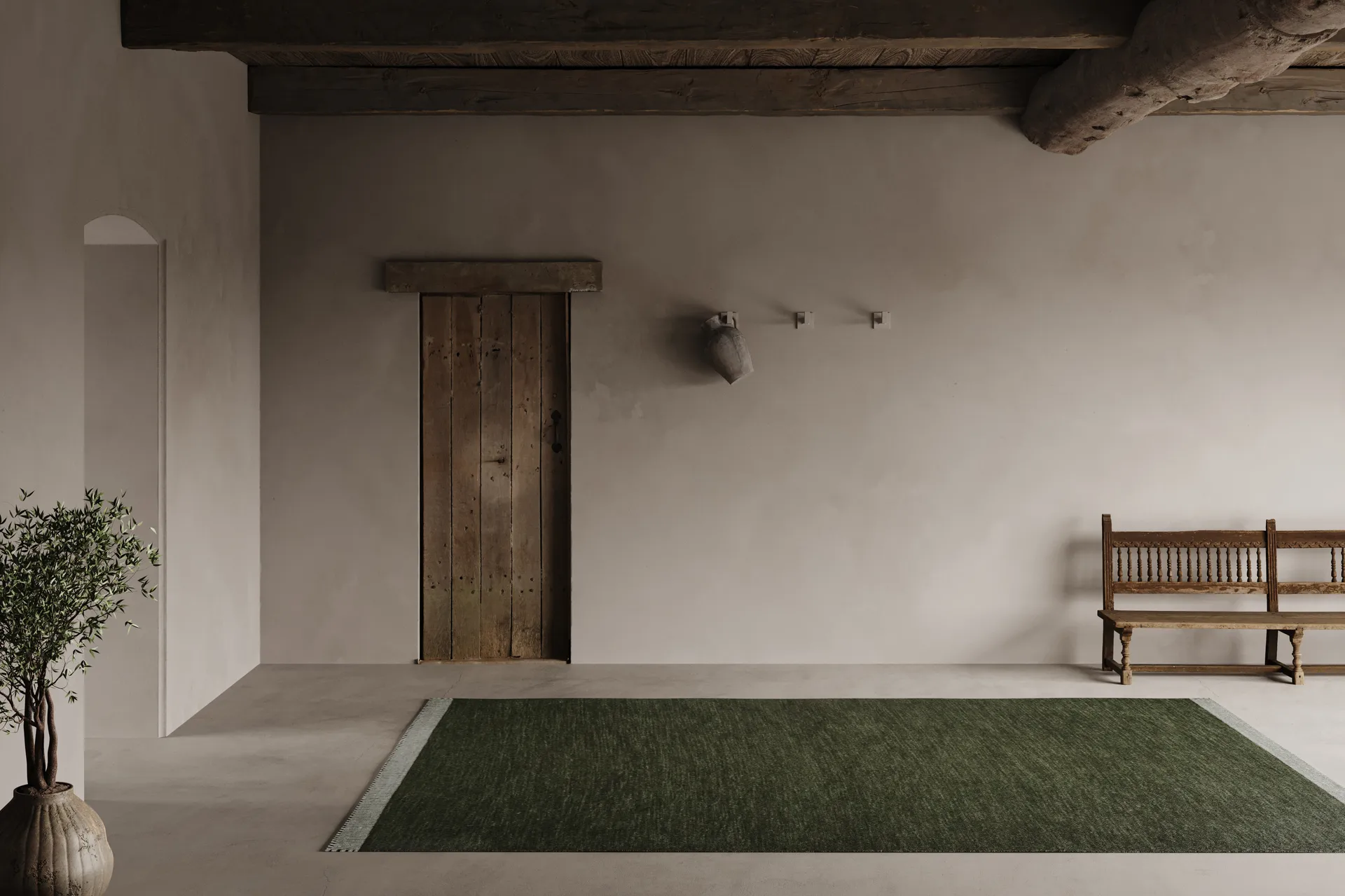 퓨어 러그, Green, 200x300 cm Classic Collection | 클래식 콜렉션