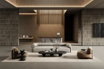 로비 러그 - Off-white, 200x200 cm - Classic Collection | 클래식 콜렉션