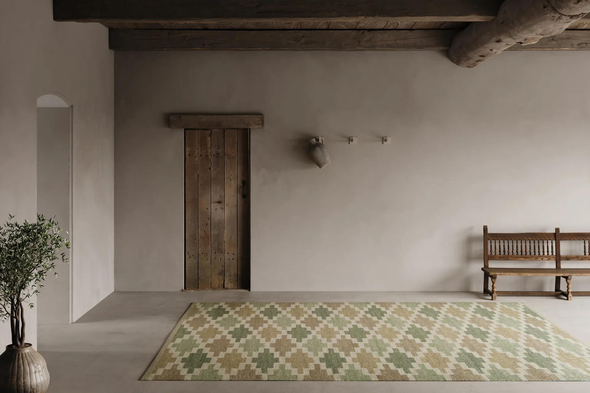 Röllakan 코르스네스 러그, Green beige, 200x300 cm Classic Collection | 클래식 콜렉션