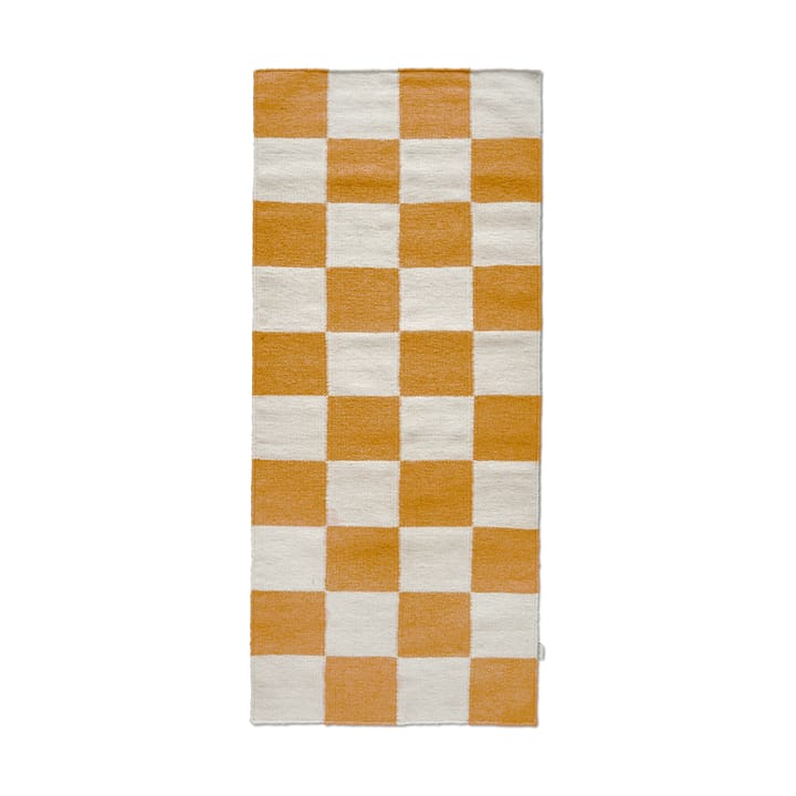 스퀘어 러너 러그 - White-yellow, 80x200 cm - Classic Collection | 클래식 콜렉션