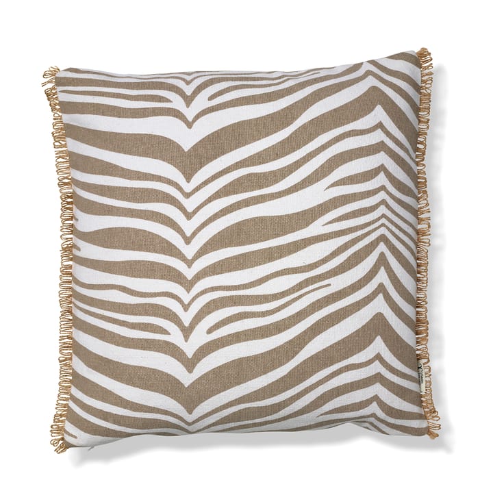 Zebra 쿠션 50x50 cm - Simply taupe - Classic Collection | 클래식 콜렉션