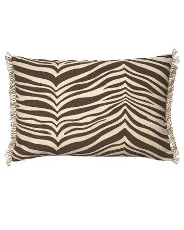 Zebra 쿠션 - Brown-natural, 40x60 cm - Classic Collection | 클래식 콜렉션