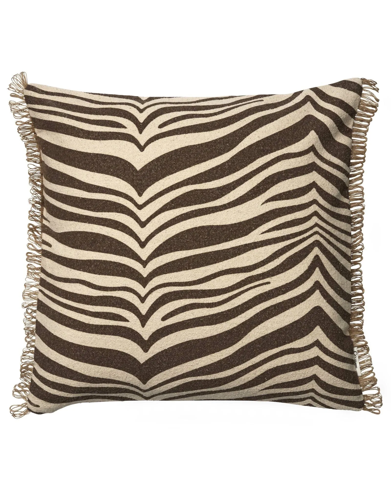 Zebra 쿠션, Brown-natural, 50x50 cm Classic Collection | 클래식 콜렉션