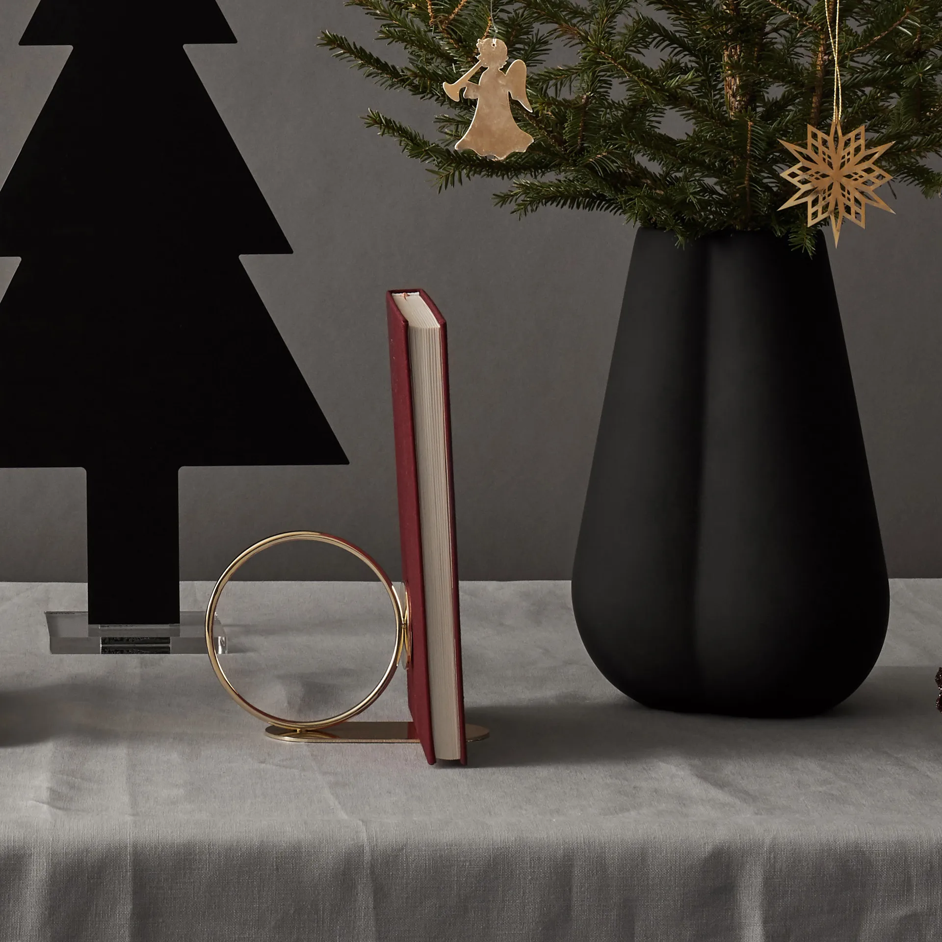 북 링 북엔드 10 cm, brass Cooee Design | 쿠이디자인