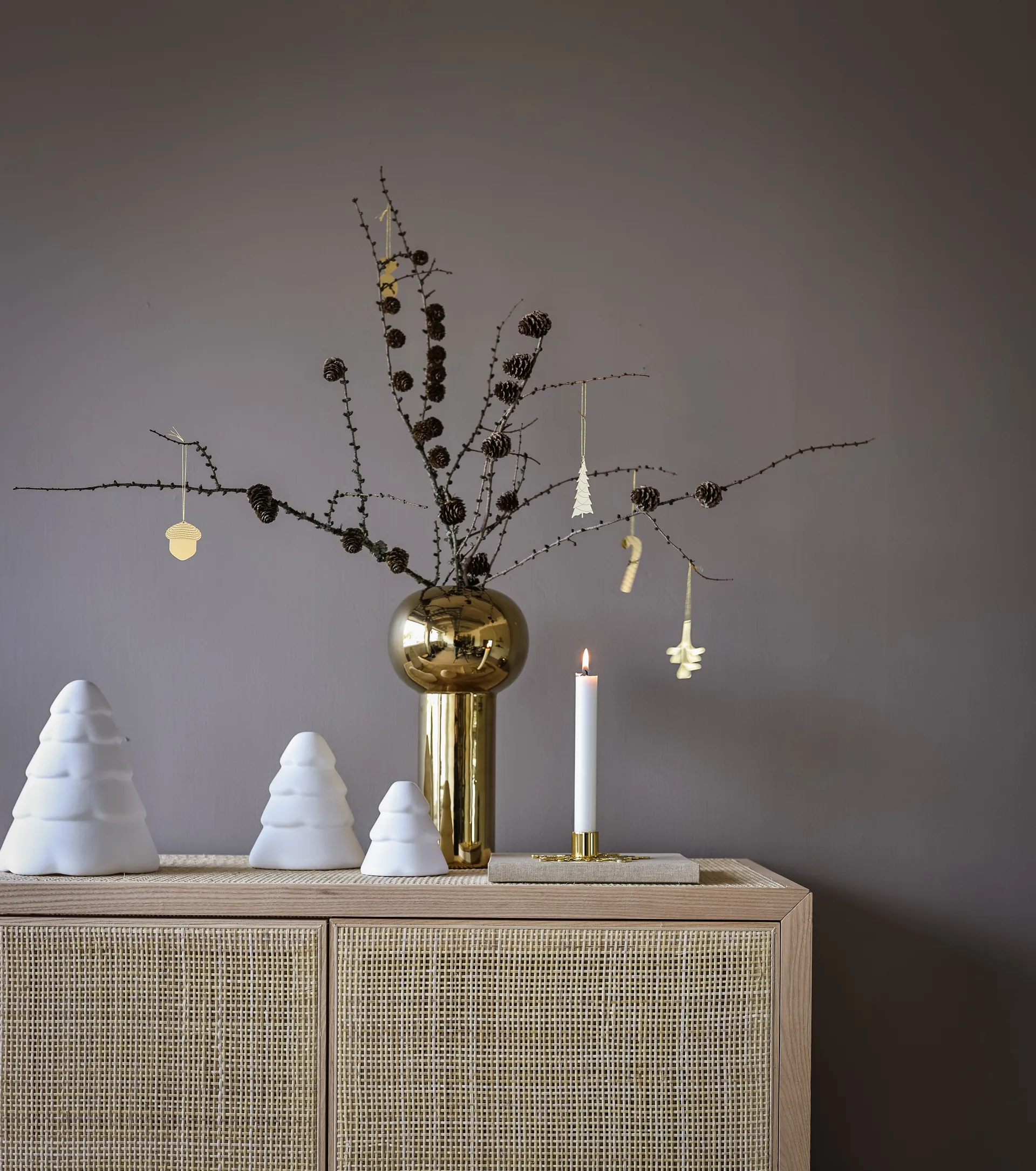 스노위 크리스마스 트리 10 cm, White Cooee Design | 쿠이디자인