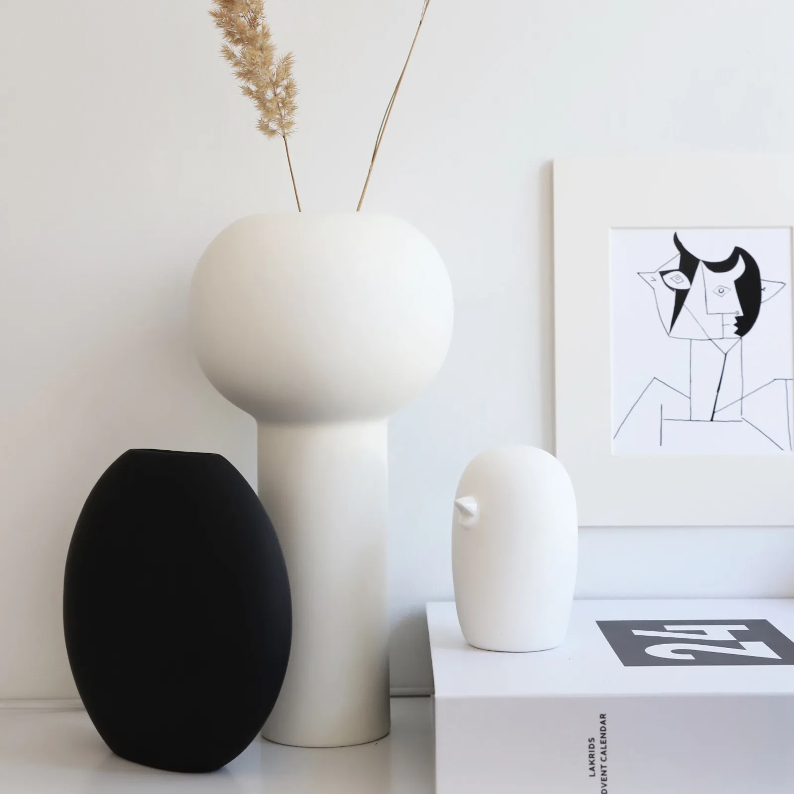 세라믹 버드 장식품 12 cm, white Cooee Design | 쿠이디자인
