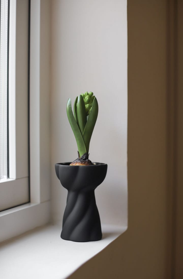 트위스트 벌브 �꽃병 12.8cm, Black Cooee Design | 쿠이디자인