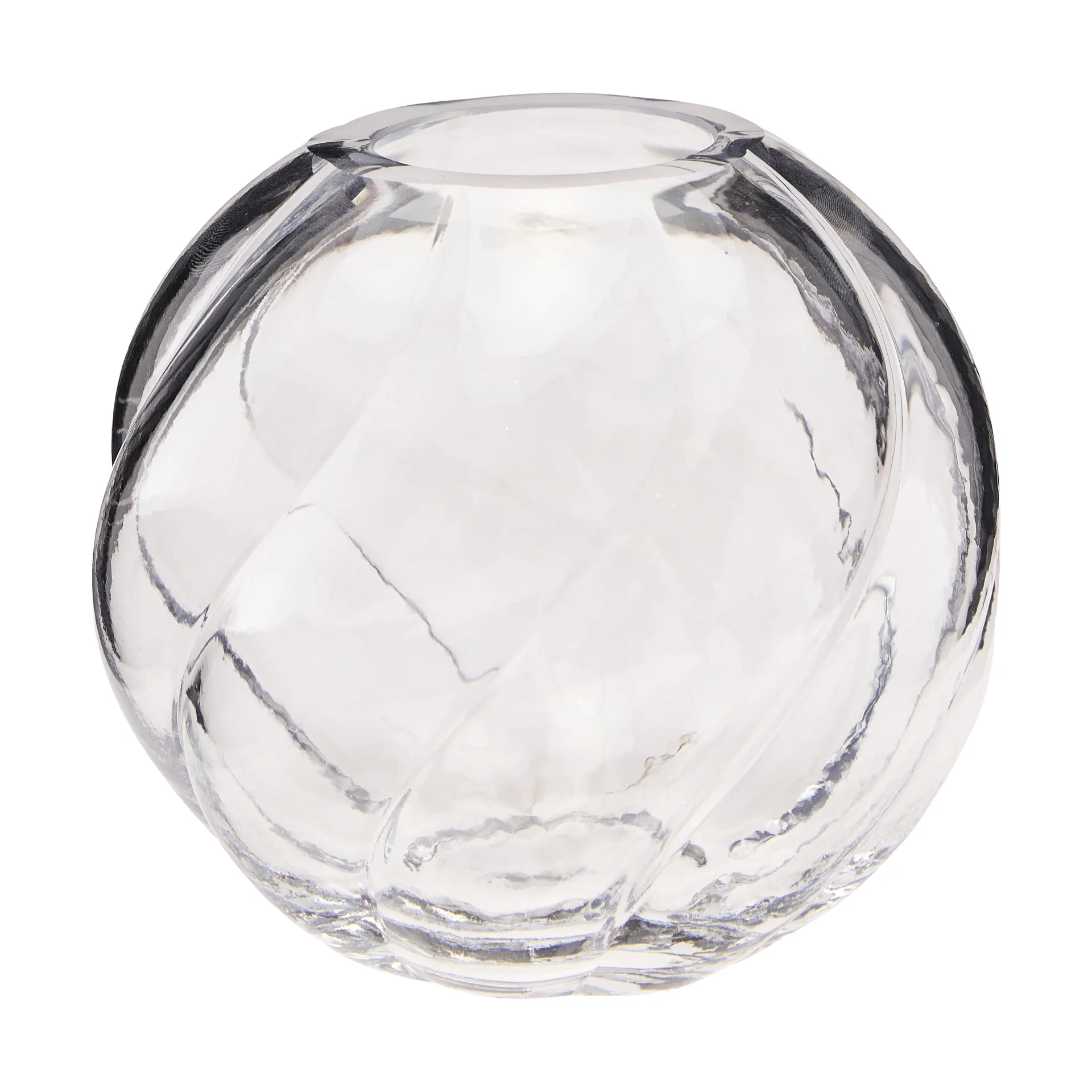 트위스트 볼 꽃병 12cm, Clear Cooee Design | 쿠이디자인