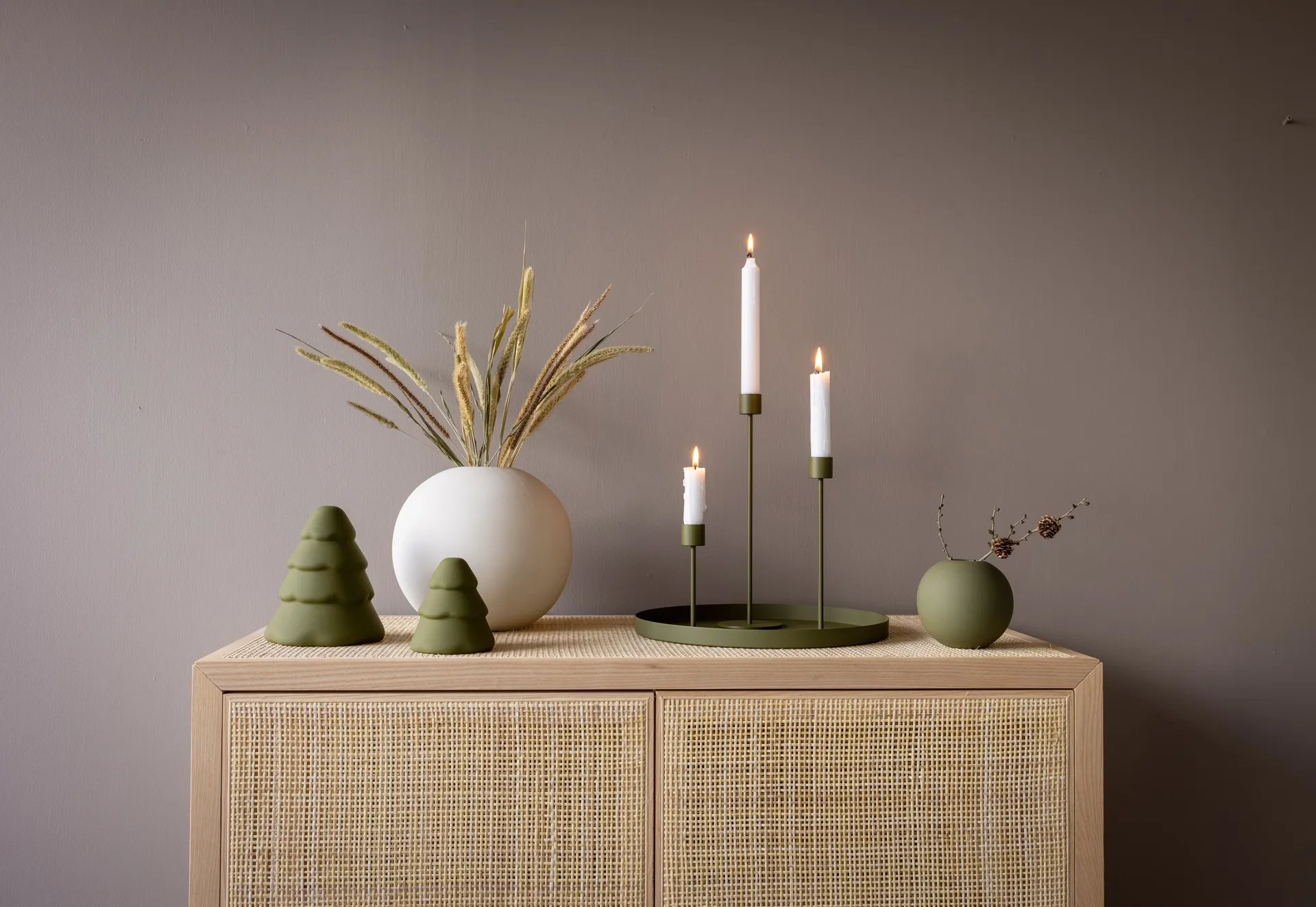 쿠이 캔들 스틱 13 cm, Olive Cooee Design | 쿠이디자인