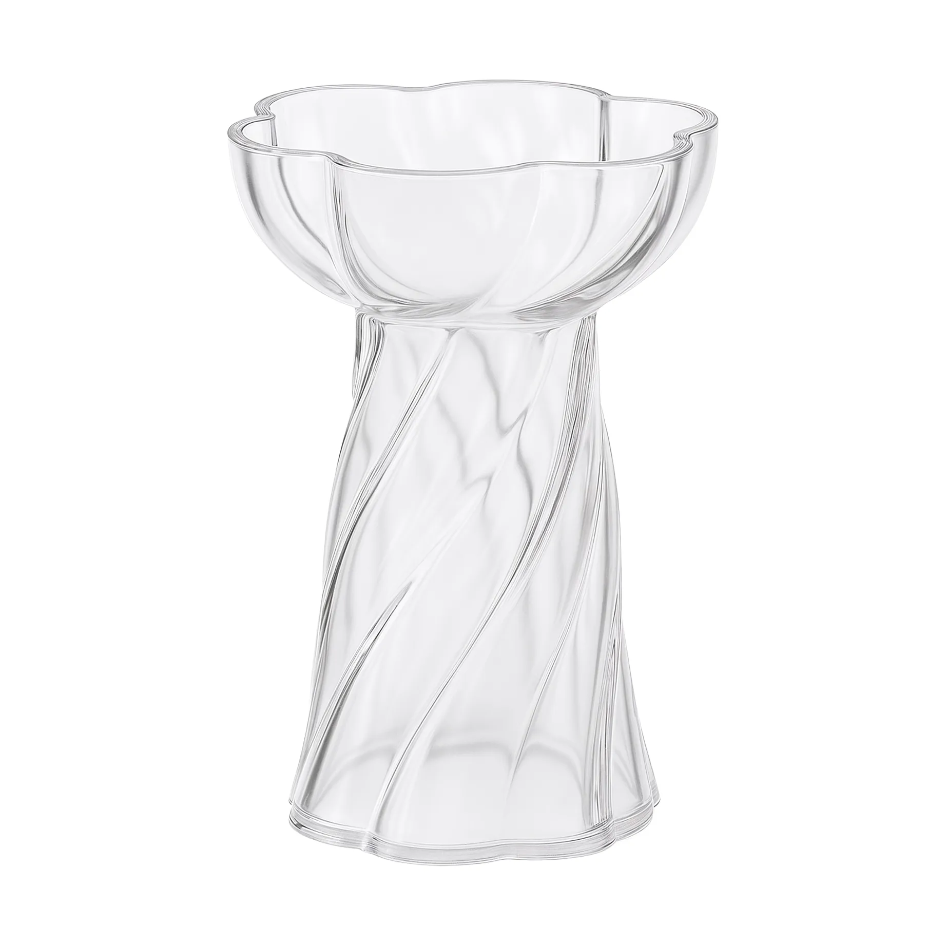 트위스트 벌브 화병 16 cm, Clear Cooee Design | 쿠이디자인