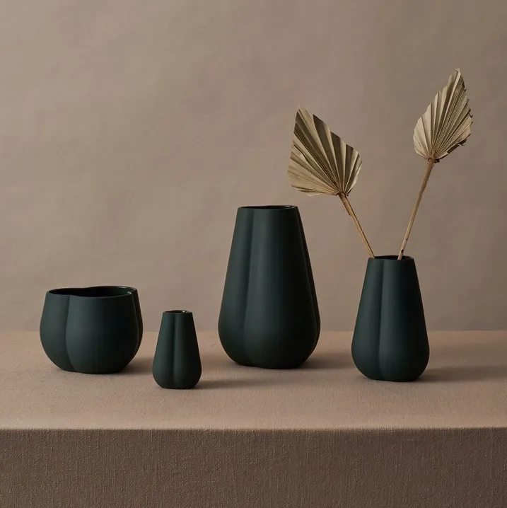 클로버 화병 18 cm, dark green Cooee Design | 쿠이디자인