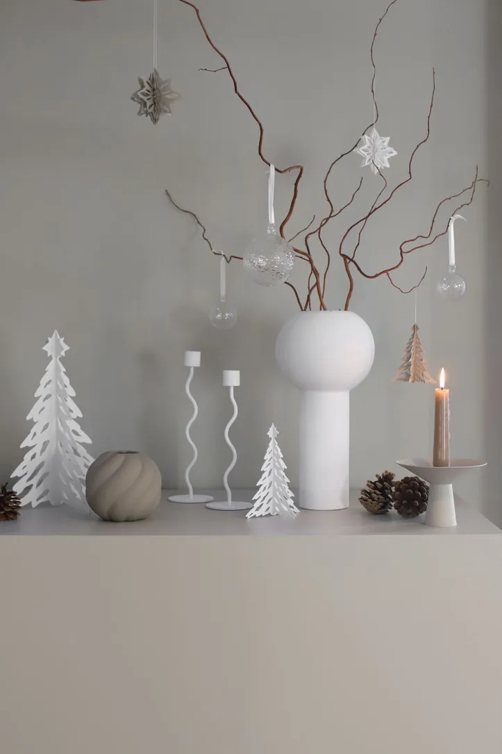 파인트리 장식 전나무 20 cm, White Cooee Design | 쿠이디자인