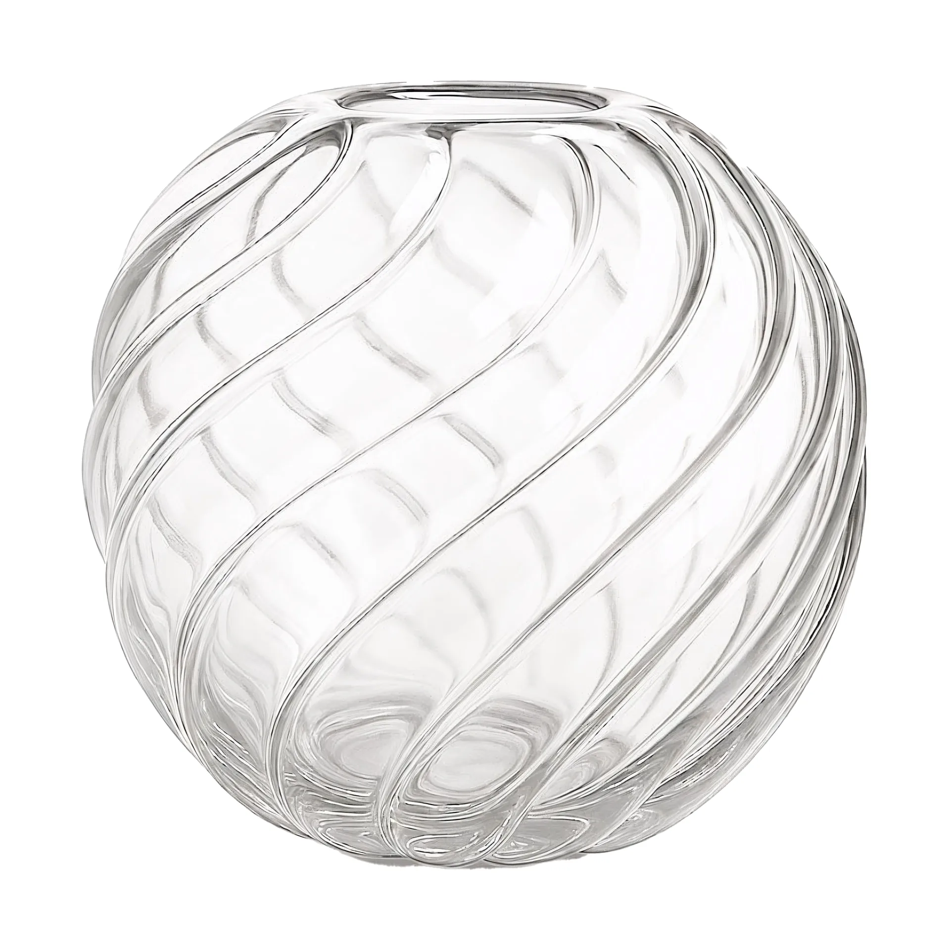 트위스트 볼 화병 Ø20x19 cm, Clear Cooee Design | 쿠이디자인