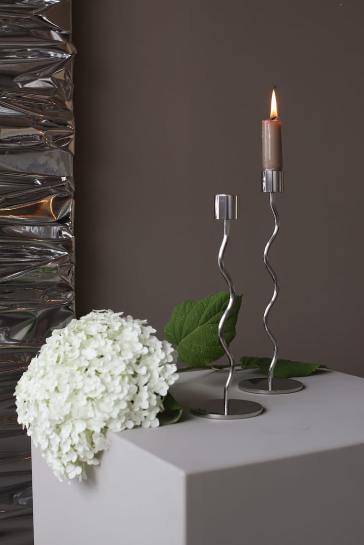 커브드 캔들 홀더 23 cm, Stainless Steel Cooee Design | 쿠이디자인