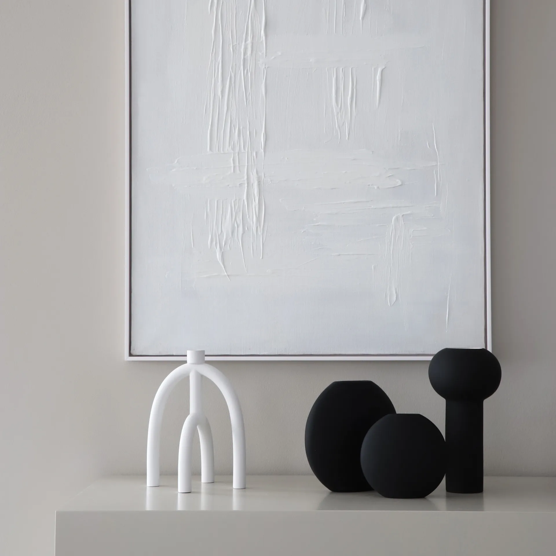 필라 화병 24 cm, Black Cooee Design | 쿠이디자인