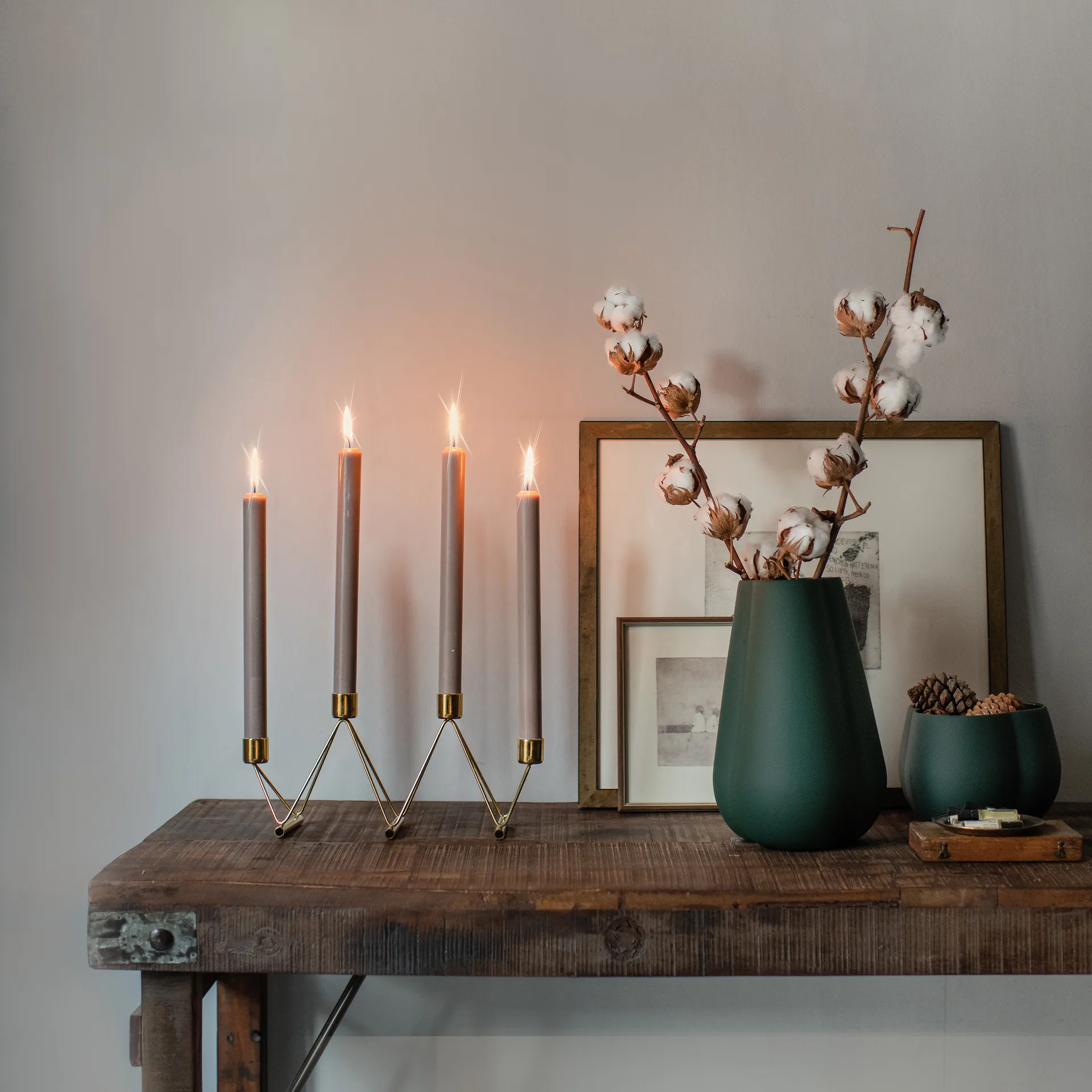 클로버 화병 25 cm, dark green Cooee Design | 쿠이디자인