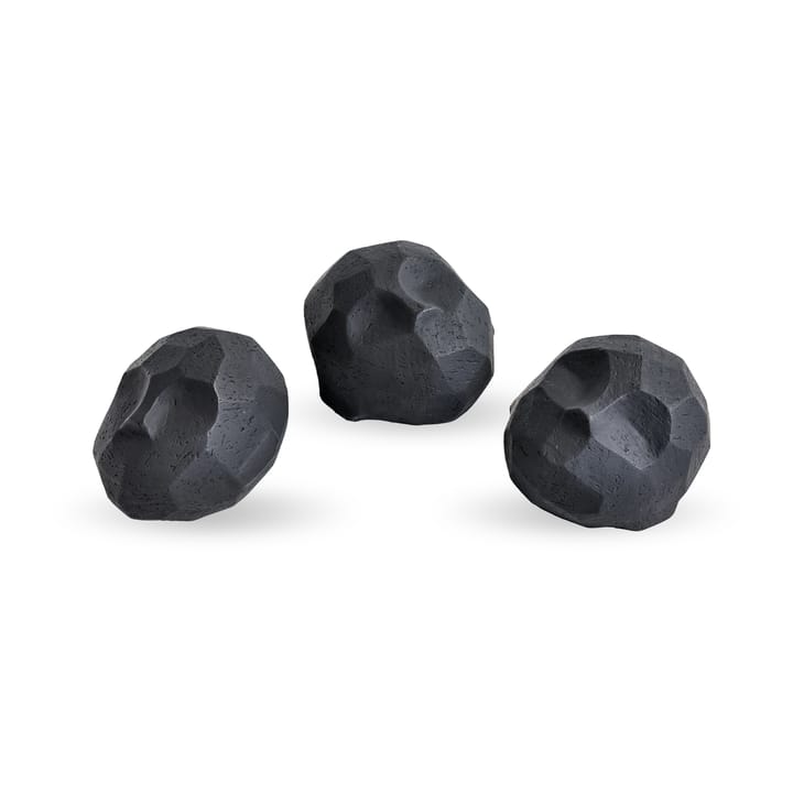 페블 헤드 조각 3개 세트 - Coal - Cooee Design | 쿠이디자인